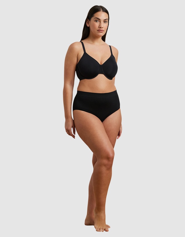Lauren by Ralph Lauren - Lauren Seamless Recycled Jersey High Waist Full Brief