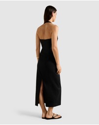 Forever New - Esmee U-Neck Stretch Linen Midi Dress