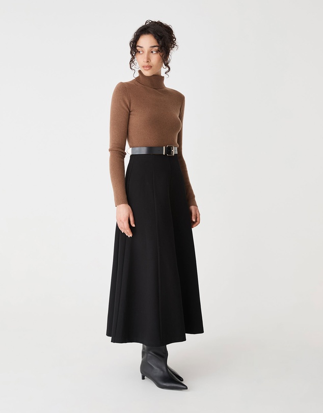 Forcast - Janice A-Line Ponte Skirt