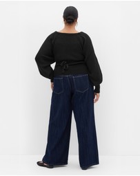City Chic - Cassie 2 Piece Cardigan Jumper