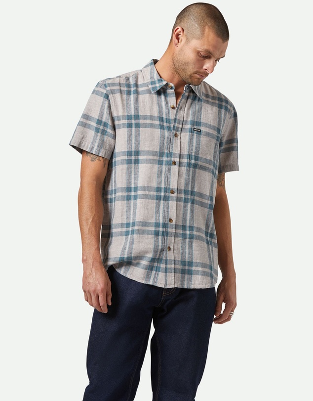Brixton - Charter Linen Blend Short Sleeve Shirt