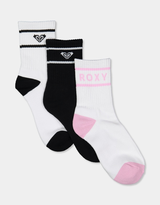 Roxy - Womens 3 Pack Crew Socks