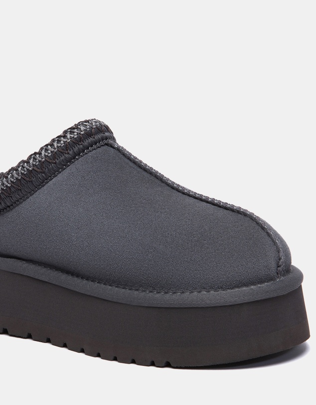 EVERAU - Australian Shepherd Ugg Tay Platform Cow Suede Upper House Shoes