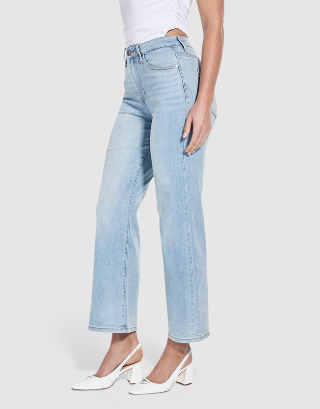GUESS - Eco Cantina Mid Rise Wide Leg Jeans