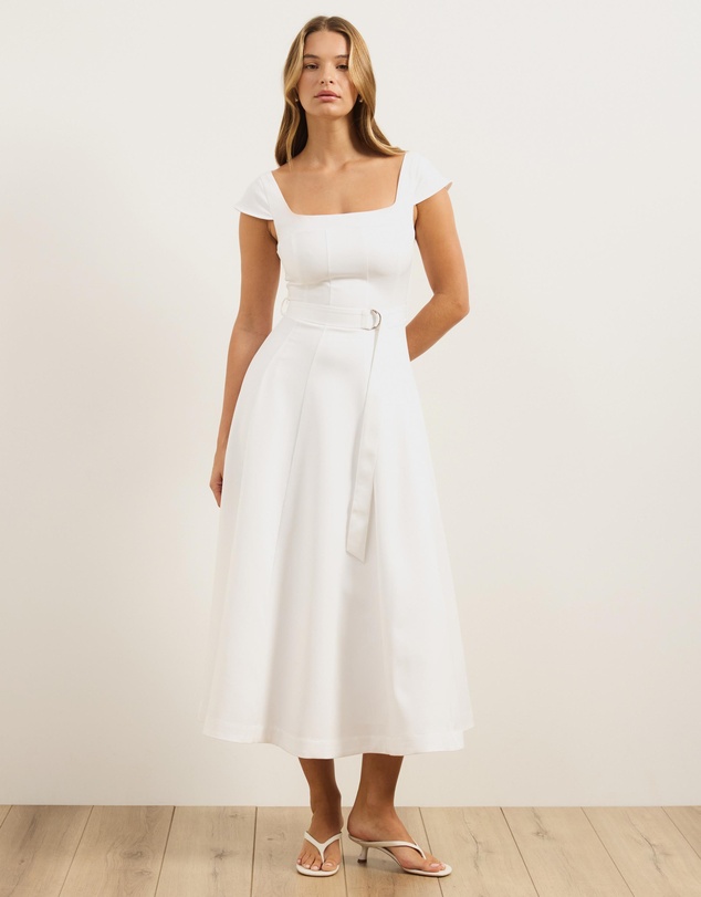 Atmos&Here - Poppy Short Sleeve Midi Dress