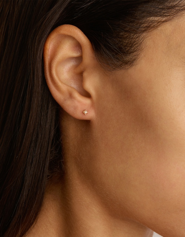 By Charlotte - Moonlight Pearl Stud Earrings