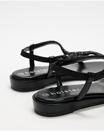 Holster - Strut Low Wedge Sandals - Women's