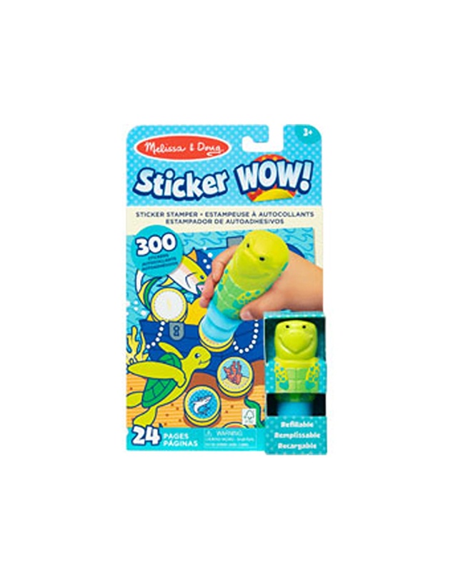 Melissa and Doug - Sticker WOW Activity Pad Set Turtle
