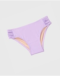 Aqua Blu Kids - Stepping Stones Gathered Side Briefs - Kids