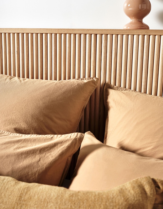 Aura Home - Evie Stonewash Organic Cotton European Pillowcase
