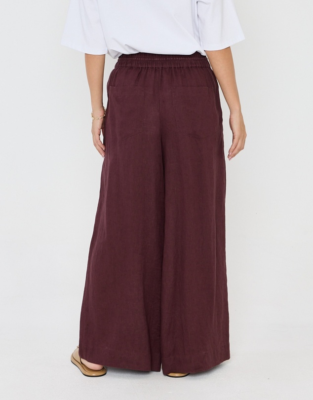 ALEXANDRA - Ciel Pants Burgundy