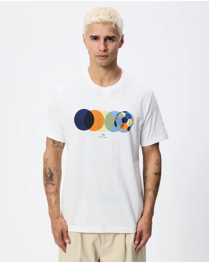 Paul Smith - Reg Fit SS T-Shirt Football