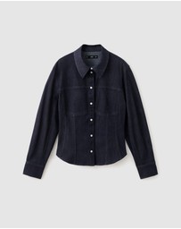 M.N.G - Denim Shirt With Seams