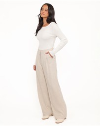 Petal & Pup - Dean Linen Pants - Beige