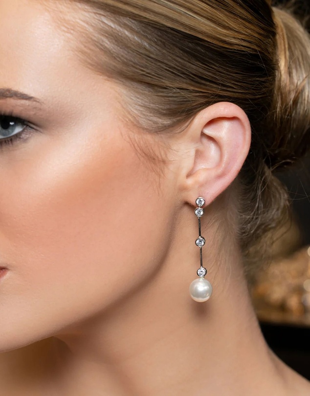 Stephanie Browne - Isla Pearl Earrings