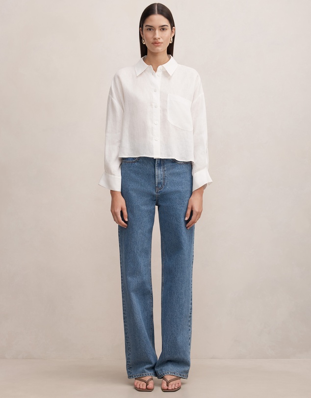 Forever New - Bowie Cropped Shirt