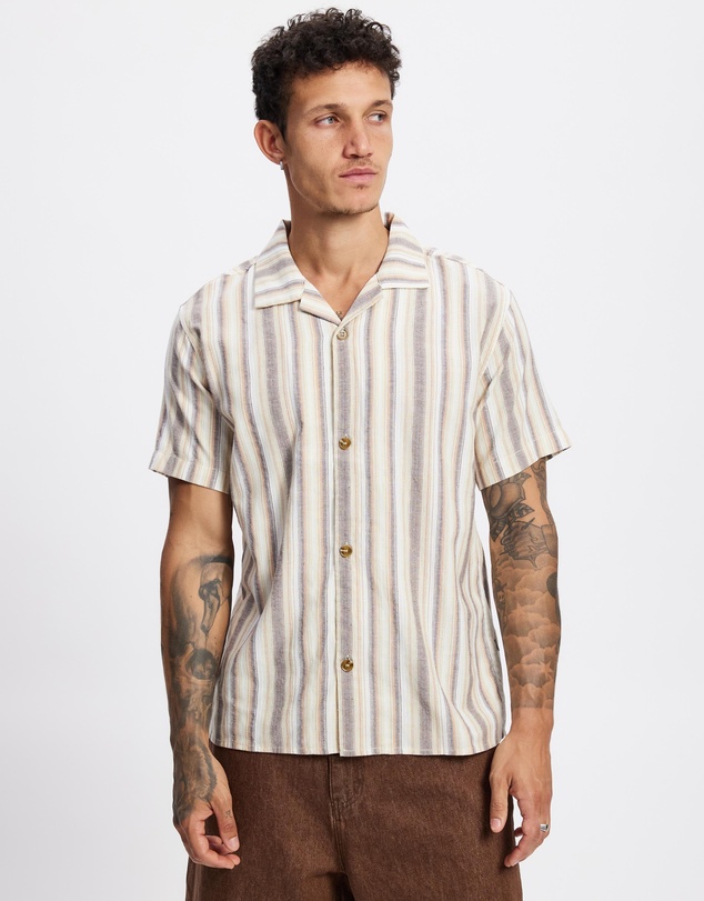 Rhythm - Vacation Stripe SS Shirt