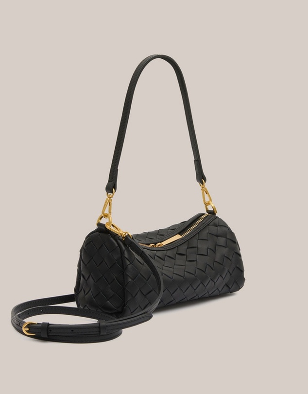 VESTIRSI - Vivi Woven Shoulder Crossbody Black