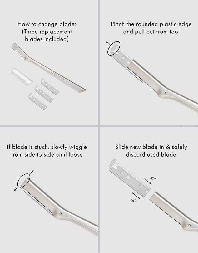 Tweezerman - Facial Razor Replacement Blades