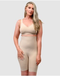 Cupid Fine Shapewear - Just Enough® Plus Size Thigh Slimmer Shaping Shorts
