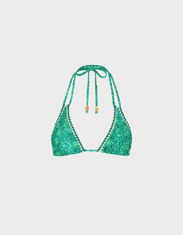 Kulani Kinis - Crochet Halter Bikini Top