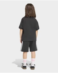 adidas Originals - 3 STRIPE SHORT TEE SET Kids