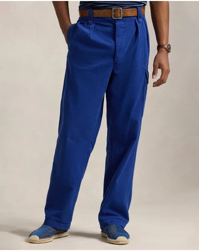 Polo Ralph Lauren - Relaxed Fit Pleated Twill Cargo Pants
