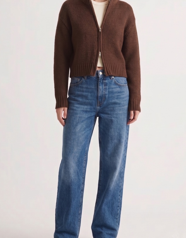 Atmos&Here - Ava Zip Through Cardigan