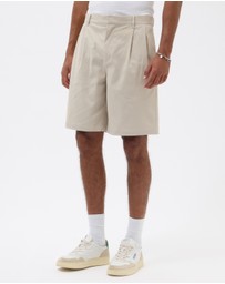 AERE - Cedric Pleated Shorts