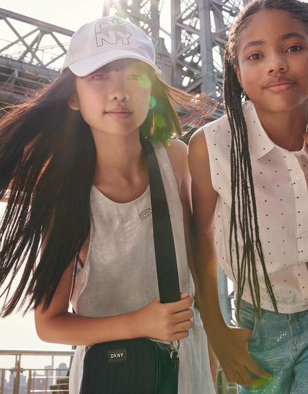 DKNY - Logo Badge Mini Dress - Kids-Teens