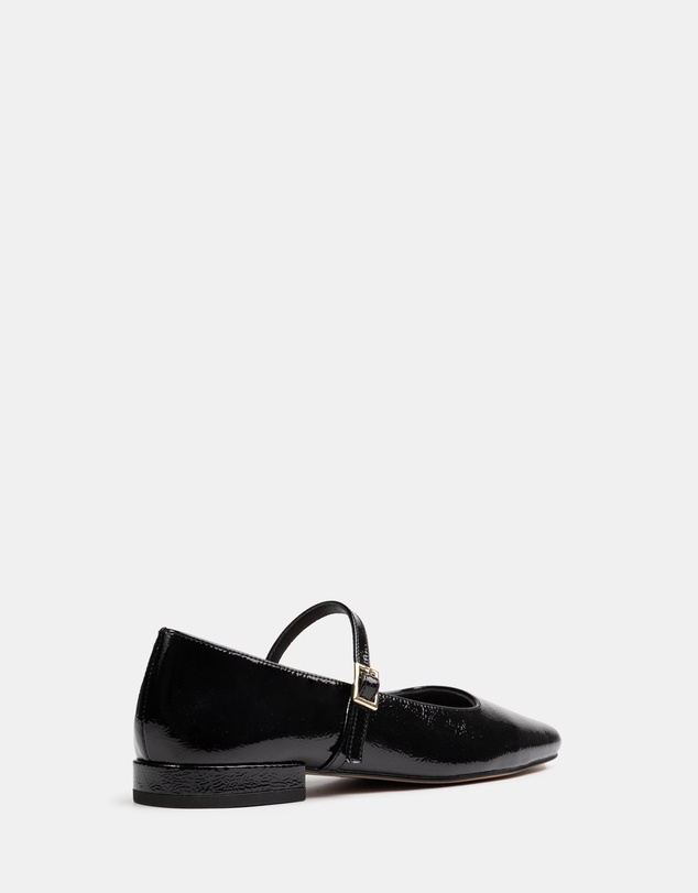 Wittner - Aria Crinkle Patent Leather Mary Janes
