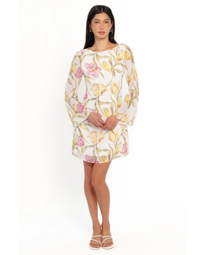 Petal & Pup - Wynona Mini Dress - Yellow Floral