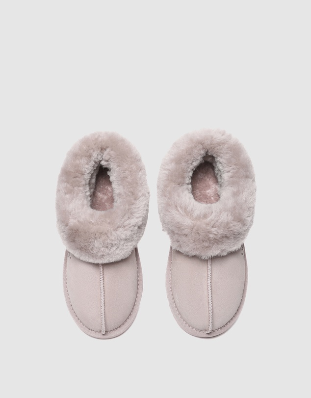 EVERAU - Australian Shepherd Ugg Homey Special Cow Suede Upper House Shoes