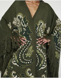 MOS The Label - Sylva Jacquard Poncho