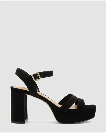 Dune London - Molten - Black Suede
