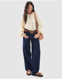 TOPSHOP - Cinch Low Rise Relaxed Jeans