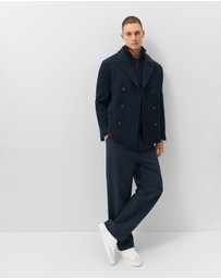 UNISON - Wool Blend Peacoat