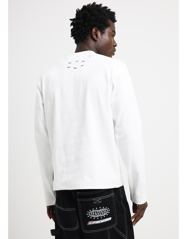 Black Noise White Rain - Charm Long Sleeve Tee