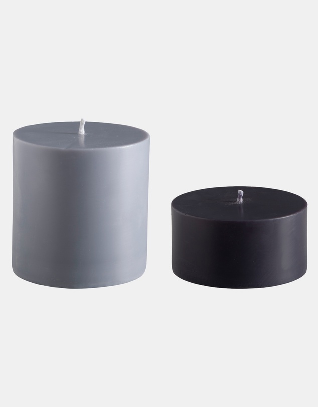 porter green - escc large pillar candle soy-blend unscented candles