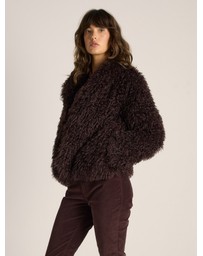 Fate + Becker - Wynn Cropped Fur Jacket