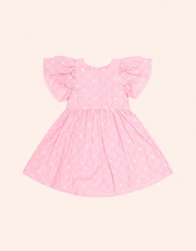 Huxbaby - Floral Broderie Dress - Babies-Teens