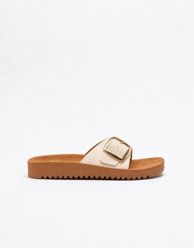 Walnut Melbourne - Selena Leather Slide