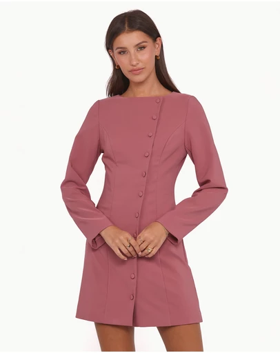 Petal & Pup - Brenton Mini Dress - Mauve