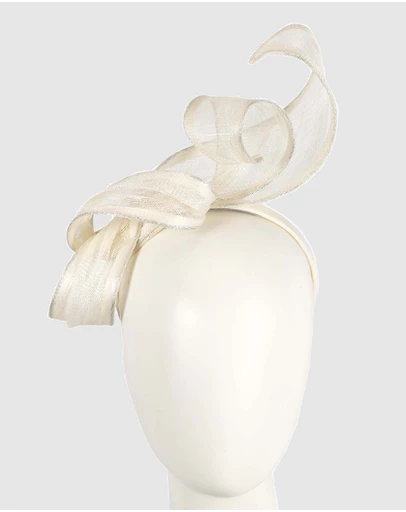 Max Alexander - Sculptured Sinamay Fascinator Headband