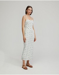 Oxford - Monica Printed Slip Dress
