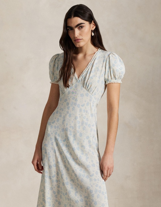Polo Ralph Lauren - Floral Silk Crepe Dress