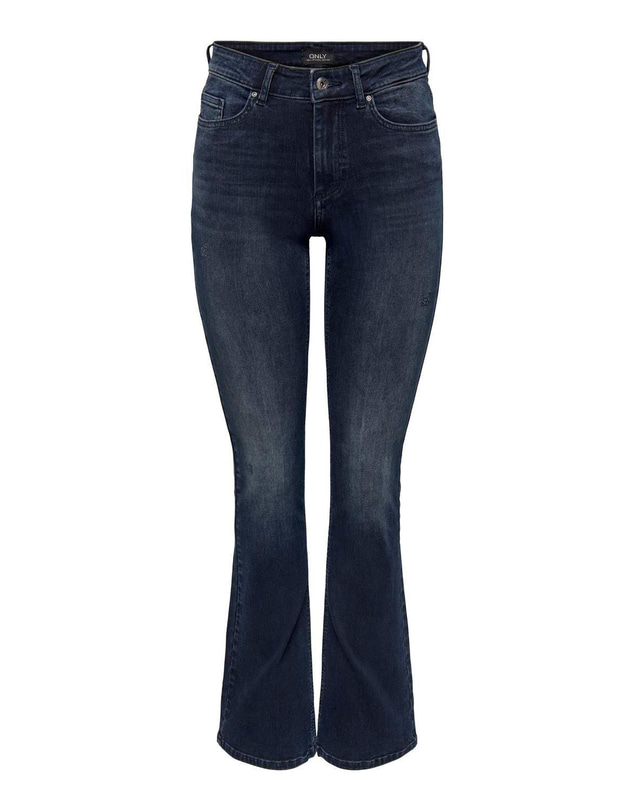 ONLY - Blush Mid Rise Flared Jeans