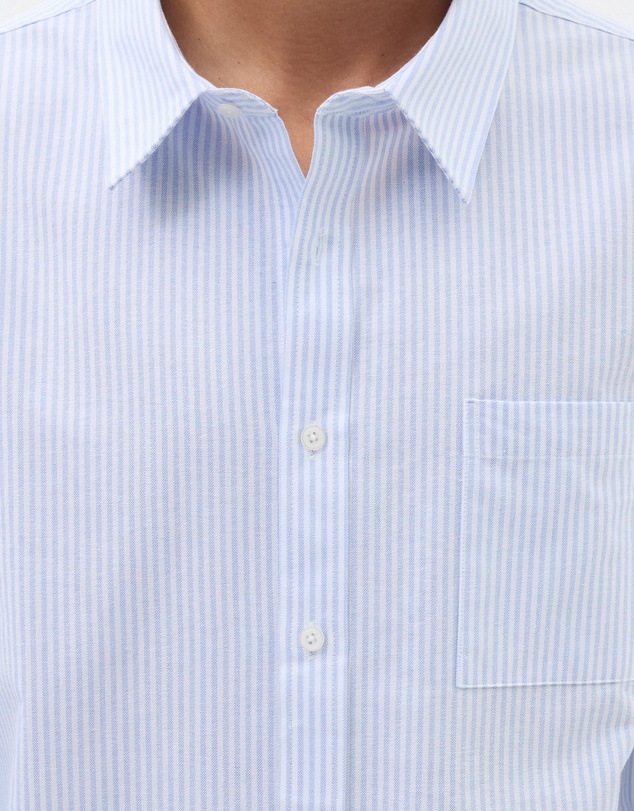 AERE - Boxy Stripe Oxford Shirt