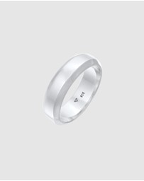 Kuzzoi - ICONIC EXCLUSIVE - Ring Men Band Ring Solid Classic in 925 Sterling Silver