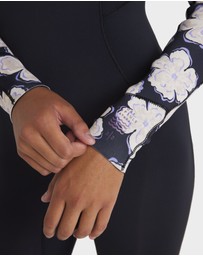 Billabong - Girls 8 to 14 Salty Dayz Natural Chest Zip Wetsuit